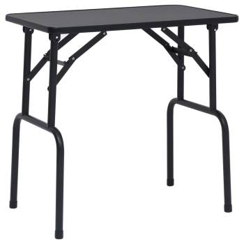 Trimmtisch Noir Groomstyle - Stabile Arbeitsplatte - Schwarz - 81 x 46 x 76 cm